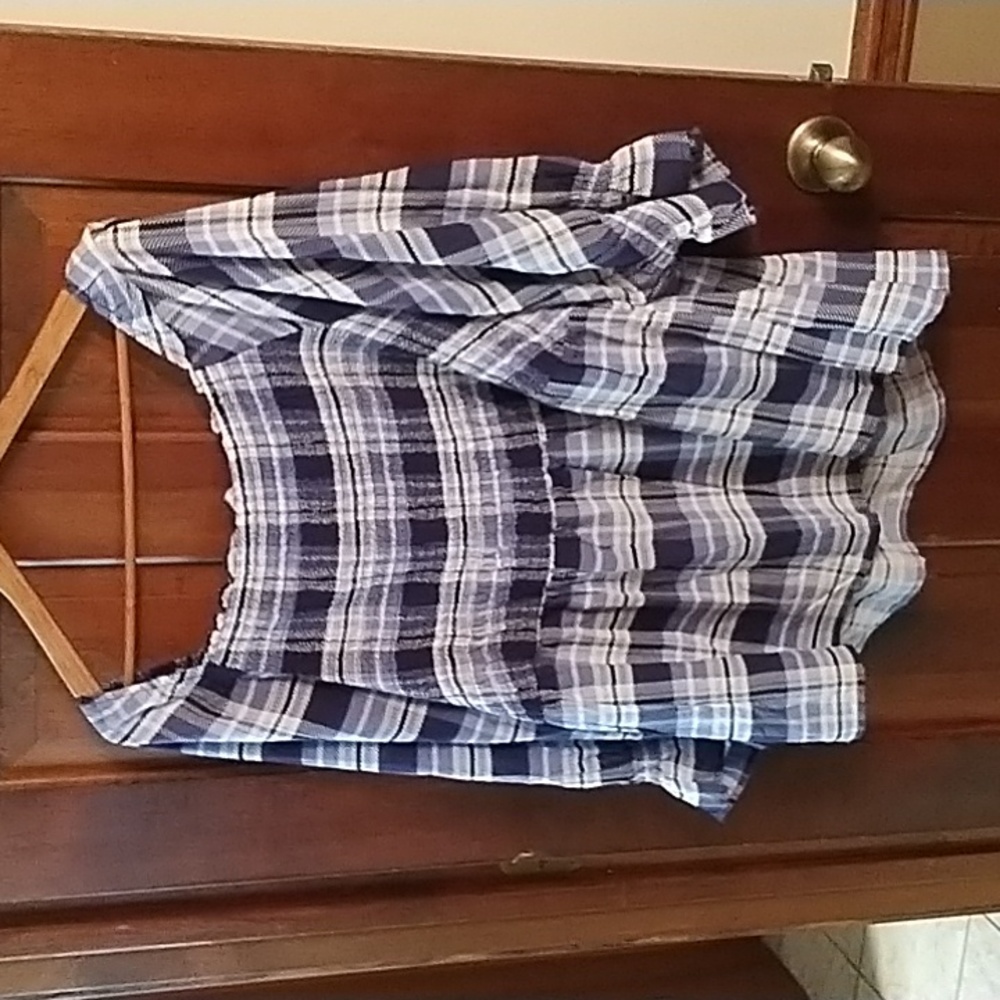 3x plaid top